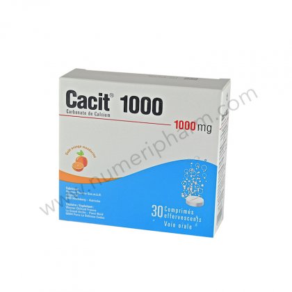 CACIT 1000 mg, comprimé effervescent