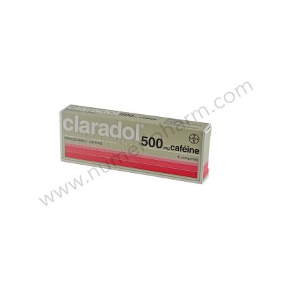 CLARADOL 500 mg CAFEINE, comprimé
