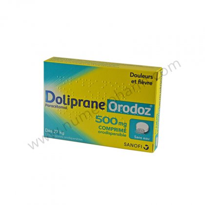 DOLIPRANEORODOZ 500 mg, comprimé orodispersible
