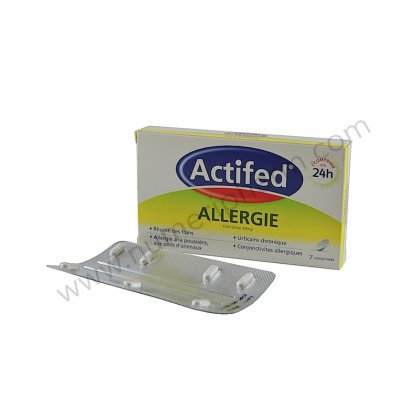 ACTIFED ALLERGIE, Cetirizine 10 mg, comprim