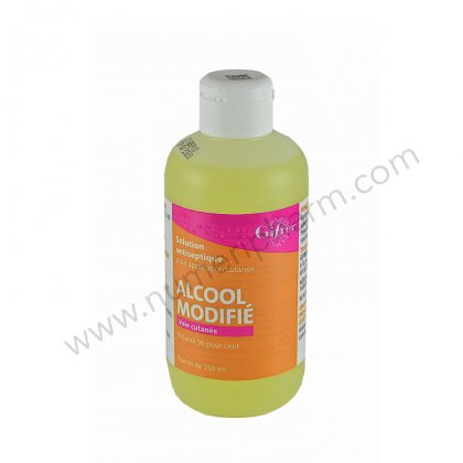 ALCOOL MODIFIE GIFRER, solution pour application cutane
