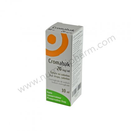 CROMABAK 20 mg/ml, collyre en solution