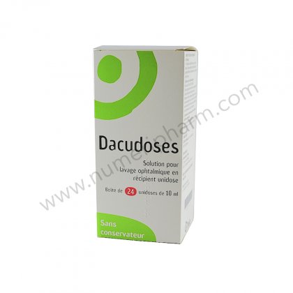 DACUDOSES, solution pour lavage ophtalmique