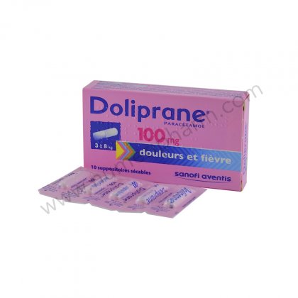 DOLIPRANE 100 mg, suppositoire scable