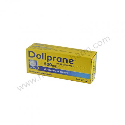 DOLIPRANE 500 mg, comprimé effervescent