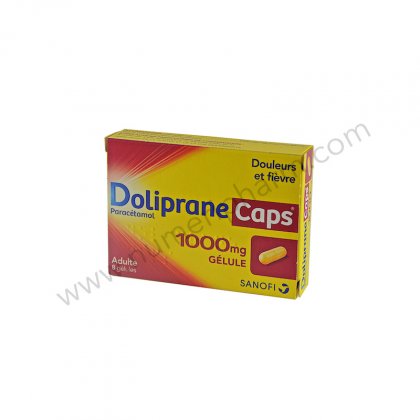 DOLIPRANECAPS 1000 mg, gélule