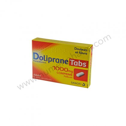 DOLIPRANETABS 1000 mg, comprimé pelliculé