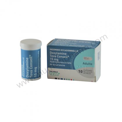 DOXYLAMINE Mylan CONSEIL 15 mg, comprim pellicul scable