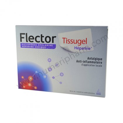 FLECTOR TISSUGEL HEPARINE, empltre mdicamenteux