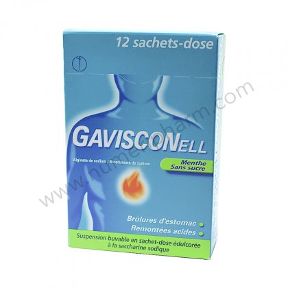 GAVISCONELL SANS SUCRE MENTHE, sachets buvables