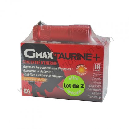 GMAX TAURINE lot 2 boites EA-Fit