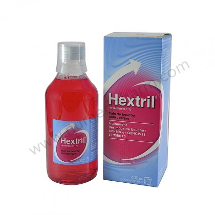 HEXTRIL 0,1 % 400ml, bain de bouche, flacon