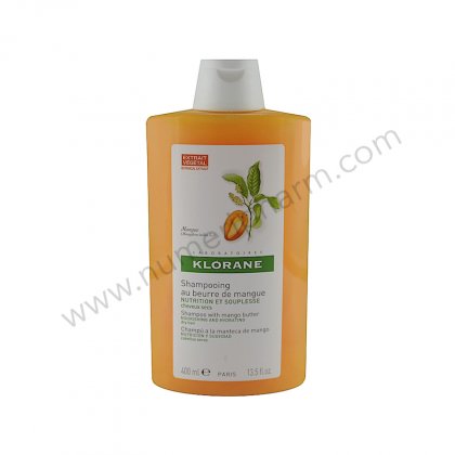 KLORANE  la mangue, Shampooing cheveux secs