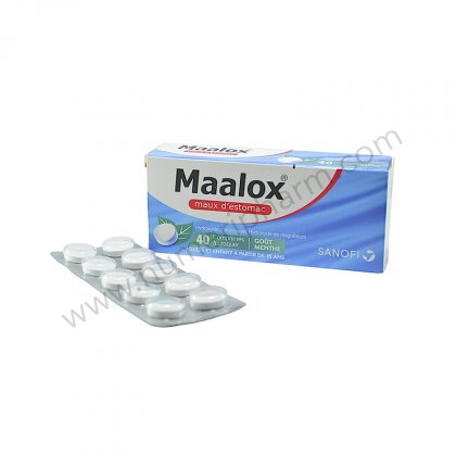 MAALOX MENTHE, comprim  croquer 