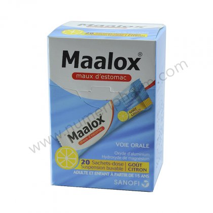 MAALOX SACHETS-dose CITRON , suspension buvable 