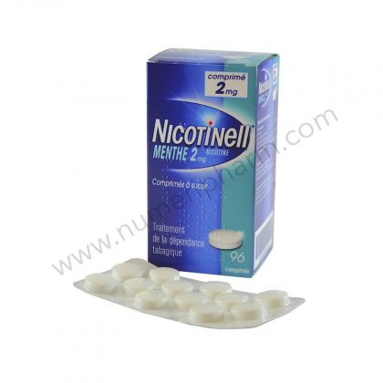 NICOTINELL MENTHE 2 mg, 144 comprims  sucer