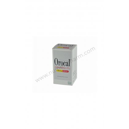 OROCAL VITAMINE D3 500 mg/400 U.I., 60 comprimés à sucer
