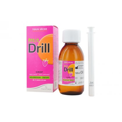 Petit DRILL enfant, sirop toux sche