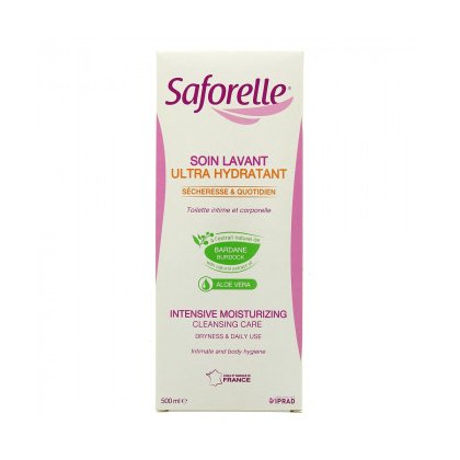 SAFORELLE, soin lavant ultra hydratant 500ml 