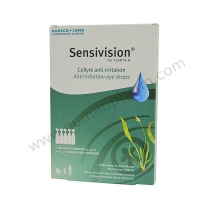 SENSIVISION AU PLANTAIN, collyre en rcipient unidose