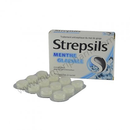 STREPSILS MENTHE GLACIALE, pastille  sucer