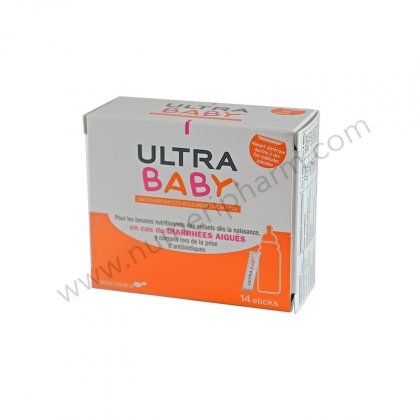 Ultra Baby en sticks, poudre antidiarrhique