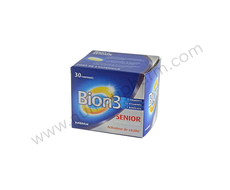 BION3 Senior Ginseng et Lutéine, 30comprimés