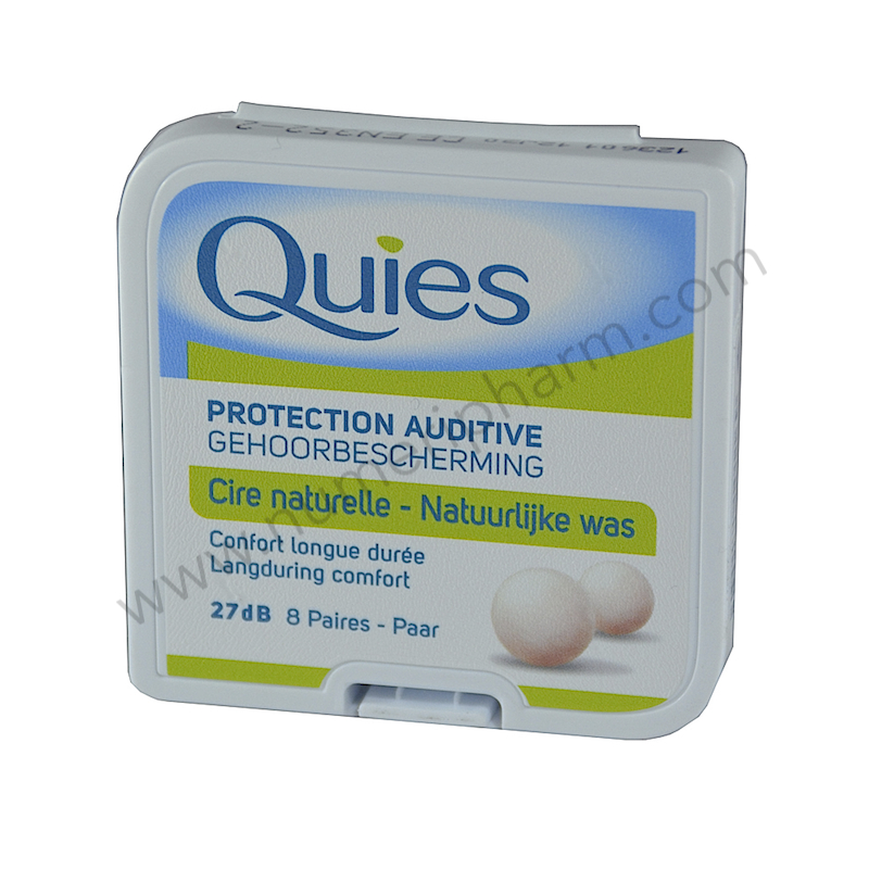 QUIES Protection Auditive Cire Anti bruit 6 Unites