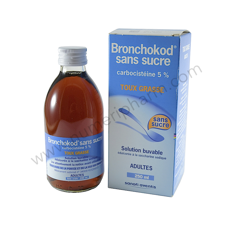 BRONCHOKOD SANS SUCRE ADULTES FL 300 ML