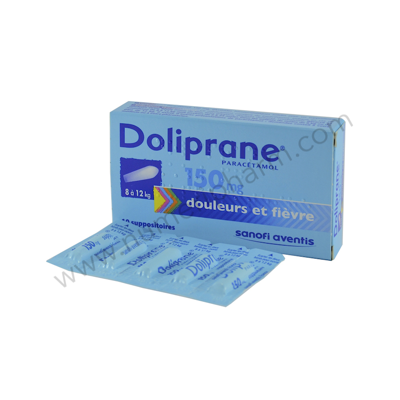 Doliprane suppositoire 150 mg pas cher