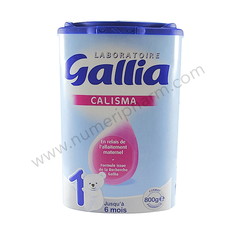 Laboratoire Gallia - Calisma 1 Relais - Bébé 1er âge - en Poudre - Lait  Infantile Enrichi en Vitamines A, C & D - Sans Huile de Palme - De 0 à 6  Mois