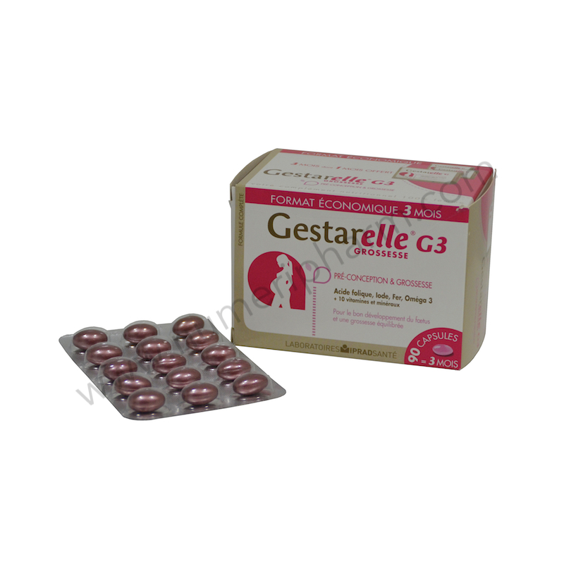 Gestarelle G+ grossesse & allaitement 90 capsules, complément