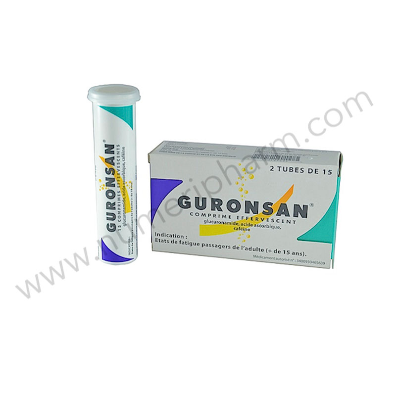 Guronsan États De Fatigue Passagère 2 Tubes x 15 Comprimés