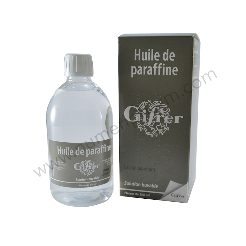 Huile de PARAFFINE, Laxatif naturel en cas de constipation