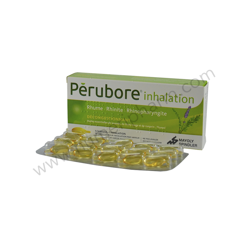 PERUBORE 15 CAPSULES POUR INHALATION