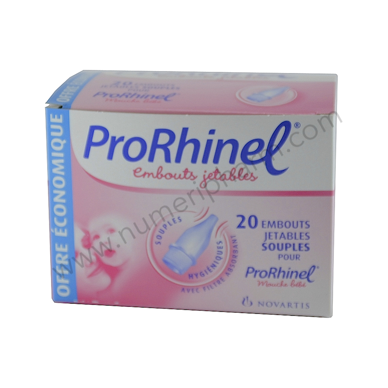 Novartis ProRhinel mouche bébé + 2 embouts jetables