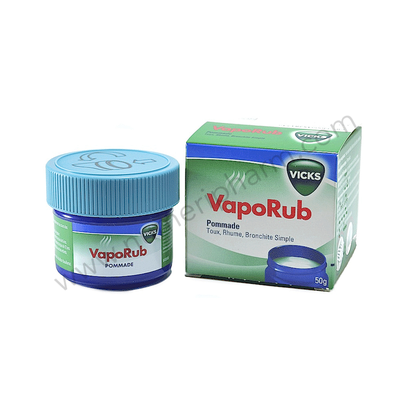 VICKS VAPORUB, Pommade pectorale contre les Toux et bronchites.